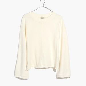 Bell Sleeve Crew Sweatshirt